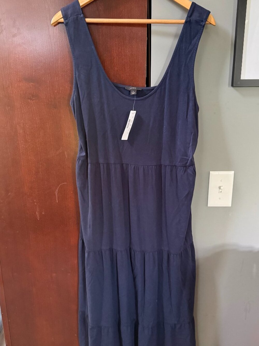 J crew tiered dress